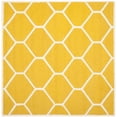 thumbnail image 2 of SAFAVIEH Cambridge Juan Geometric Wool Area Rug, Gold/Ivory, 6' x 6' Square, 2 of 6