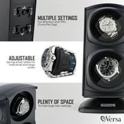 Versa Automatic Double Watch Winder - Black