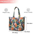 thumbnail image 4 of Pioneer Flower Floral Print Pattern Travel Tote Bags for Women Carry On,Large Weekender Bags for Women Travel,Multi Functional Duffle Bag for Work,Shopping,Sports, 4 of 5
