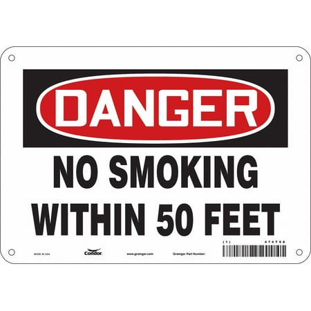 

Condor Safety Sign 7 in x 10 in Aluminum 474T98 474T98 ZO-G5073061