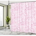 thumbnail image 4 of Ambesonne Botanic Shower Curtain, Vintage Floral Pattern Art, 69"Wx75"L, Pale Pink, 4 of 4