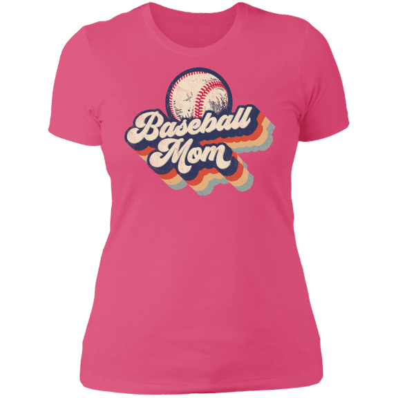 Baseball Mom Ladies' Boyfriend T-Shirt