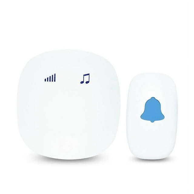Jinsinto Doorbell Wireless Doorbell Kit Home Security Smart Doorbell Chimes Waterproof Outdoor Touch Button Super Long