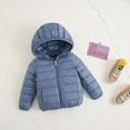 thumbnail image 1 of Xinhuaya 2-9T Child Boy Girl Puffer Jacket Kid Toddlers Lightweight Snowsuit OutWear Hooded Water-Resistant Coat, 1 of 2