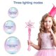 thumbnail image 3 of LED Christmas Flashing Light Sticks Snowflake Wand Exquisite Kids Wand Princess Snowflake Luminous Wand, 3 of 4
