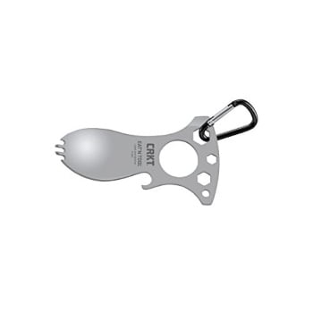 CRKT Spork Outdoor Multi Tool: EatN Tool Durable and Lightweight Metal Multitool for Camping, Hiking, Backpacking and