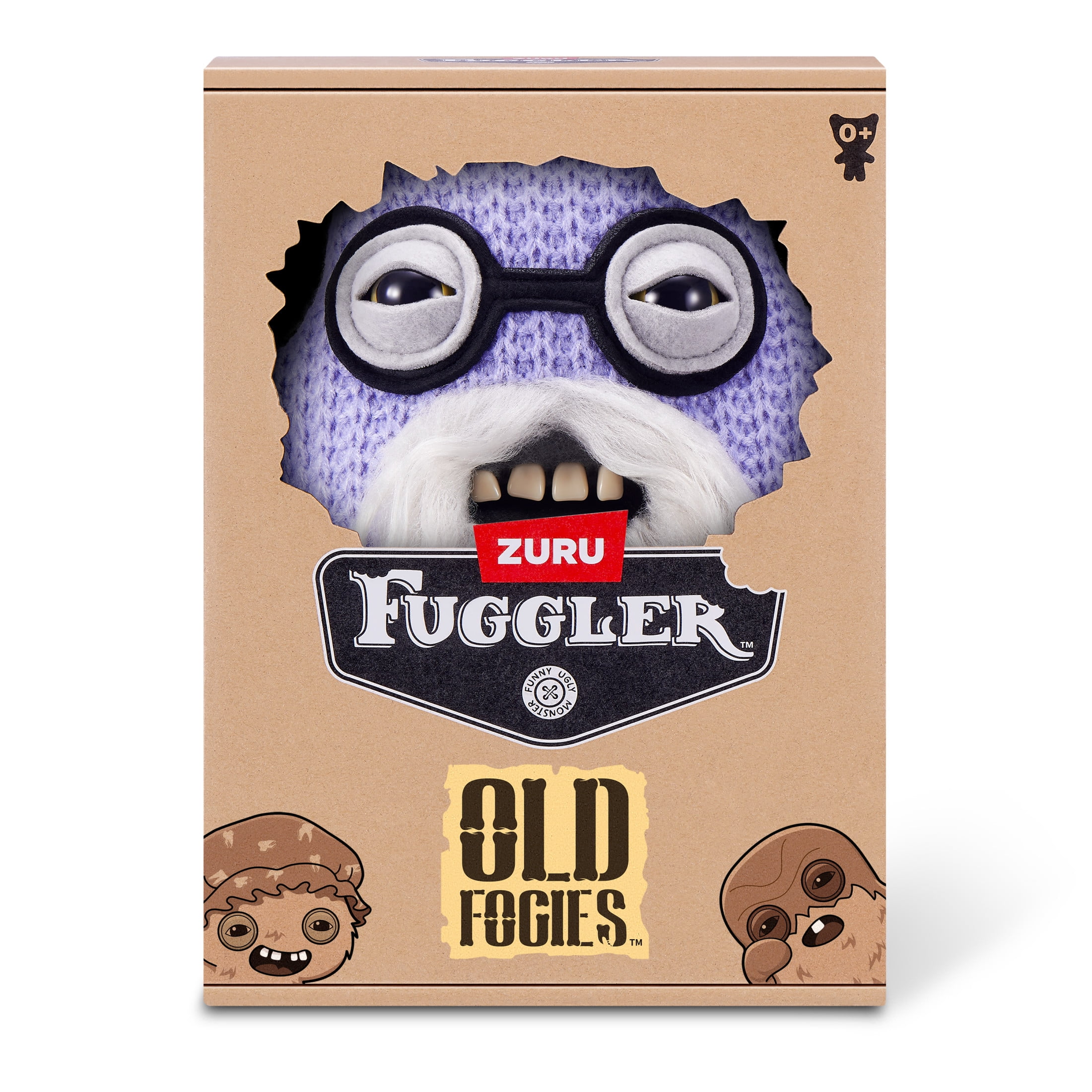 Fuggler Old Fogies 9 inch (Mr Needles), Funny Ugly Monster Stuffed Animal Toy by ZURU