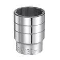 thumbnail image 1 of Unique Bargains 33mm 12 Point Shallow Socket 3/4' Drive Standard Metric Chromium Vanadium Steel, 1 of 5