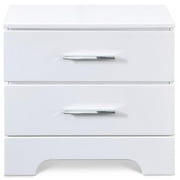 ClickDecor Hudson 2 Drawer Nightstand White