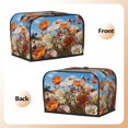 thumbnail image 3 of Rateoe Vibrant Field Of Blossoms Pattern Toaster Covers 2 Slice Wide Slot,Bread Machine Cover,Bread Dust Cover & Fingerprint Protection,Appliance Covers, 3 of 7