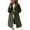 Army Green, variant on Atogsazn Womens Fuzzy Winter Coat Fleece Long Sleeve Thick Warm Jacket Button Down Tops Outerwear Clothing Outfit 01-Dark Green M Fashion