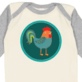 thumbnail image 4 of Inktastic Rooster Chicken Farmer Boys or Girls Long Sleeve Baby Bodysuit, 4 of 5