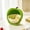 Green, variant on Cute Apple Drain Basket Double Wash Fruit Artifact Kitchen Home Living Room Fruit Basket Vegetable Basin High Value New Model