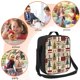 thumbnail image 5 of Fotbe Rustic Plaid Forest Lodge Lonchera Bolsa de Almuerzo para Hombres y Mujeres, Lonchera de Gran Capacidad, Bolsa de Almuerzo Reutilizable, Bolsa Térmica Aislante, 5 of 7