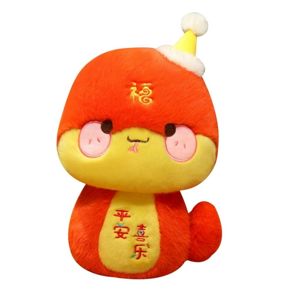 Almencla Snake Stuffed Animal Snake Baby Toy Creative Party Supplies Snake Baby Doll Animal Toy for Bedroom Party Desktop Office