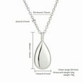 thumbnail image 5 of AOOOWER Unique Stainless Steel Memorial Jewelry Pendant for Lovers Remembrance, 5 of 13