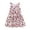 Purple, variant on RTKFRFLM Girls Floral Print Sundress Sleeveless Cute Tiered Dress for Kids Multicolour 8-9 Years