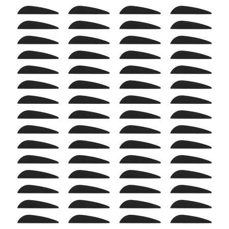 Uxcell Arrow Vanes Arrow Fletching 2 Water Drop Shape TPU for Hunting DIY Shooting(Black Pack of 100)