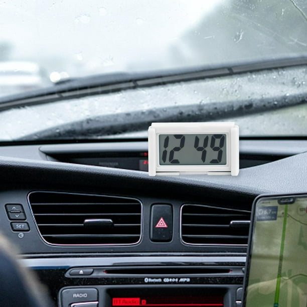 Petite horloge numérique pour tableau de bord de voiture, écran