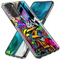 thumbnail image 2 of MUNDAZE LG K51 Shockproof Clear Hybrid Protective Phone Case Urban Graffiti Street Art Painting Cover, 2 of 5