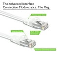 thumbnail image 2 of GearIT 10-Pack Cat6 Patch Cable, Cat 6 Ethernet Cable Snagless Flexible Soft Tab - Preimum Series - White, 2 of 6