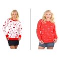 thumbnail image 5 of SOCAL LOOK Women Valentine Heart Sweater - Cute Casual Acrylic Pullover, Perfect for Valentine's Day, 5 of 7