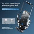 thumbnail image 4 of XNB Wireless Car Charger Mount 15W, Fast Charging, Air Vent Car Phone Mount, Auto Induction Clamping, Car Wireless Charger, Compatible with All Smartphones, 4 of 6
