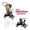 thumbnail image 4 of Radio Flyer City 4 en 1 Paseo‑Triciclo Mocha, 4 of 8