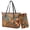 Hummingbird Hibiscus Floral, variant on TSOVTHRID Hummingbird Hibiscus Floral Print Handbag and Wallet Set Tote Bag Top Handle Handbag with Matching Leather Wallet Large Capacity Shoulder Satchel Purse for Shopping