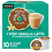 The Original Donut Shop, Vanilla Latte Flavored K-Cup Coffee Pods, 10 Count