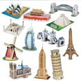 thumbnail image 2 of Alician 3D Three-dimensional Puzzle Word Famous Buildings Architecture Puzzle Educational DIY Toy Gift for Children Adult, 2 of 9