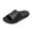 Black, variant on Cloud Slide Slippers for Men Women Easy To Clean Quick Dry House Slides Non-Slip Outdoor Bath Slippers Solid Color Massage Shower Shoes Black