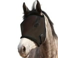 thumbnail image 2 of ZenCart Horse Fly Face Guard Half Face UV Protection Cover from Summer Insect Pest Adjustable Breathable Mesh Coverage for Horse, 2 of 7