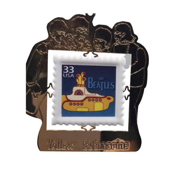1999 Yellow Submarine (The Beatles) Hallmark Keepsake Christmas Tree Ornament - QXI8577
