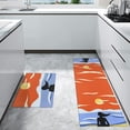 thumbnail image 4 of Abstract Art Kitchen Rugs Set of 2 Anti Fatigue Mats for Kitchen Floor Cushioned Kitchen Rugs and Mats Non Slip Kitchen Runner Comfort Standing Mat, Woman Seaside Sunset Landscape, 4 of 6
