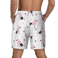 thumbnail image 4 of Haiem Cute Poodle Dog Mens Swim Trunks with Compression Liner 2 in 1 Swimming Shorts Stretch Swimwear Quick Dry,Board Shorts-Large, 4 of 9