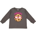 thumbnail image 3 of Inktastic Smart Cookie Girls Long Sleeve Toddler T-Shirt, 3 of 5