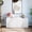 White, variant on 60'' Sideboard Buffet Cabinet, 4 Doors Wood Kitchen Storage Cabinet Sideboard with Slatted Doors, 2 Tiers Mid Century Modern TV Stand for Living Dining Room, Oak