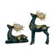 thumbnail image 2 of 2 figuras de reno de resina, artesanías, estatuas de ciervo para decoración de gabinetes y dormitorios. 16cmx26cm 18cmx16cm, 2 of 6