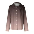 thumbnail image 5 of Womens Button Down Dressy Blouses, Long Sleeve Shirts for Women Fall Fashion Plus Size Ombre Tie Dye Lapel T-Shirts S-5XL, 5 of 5