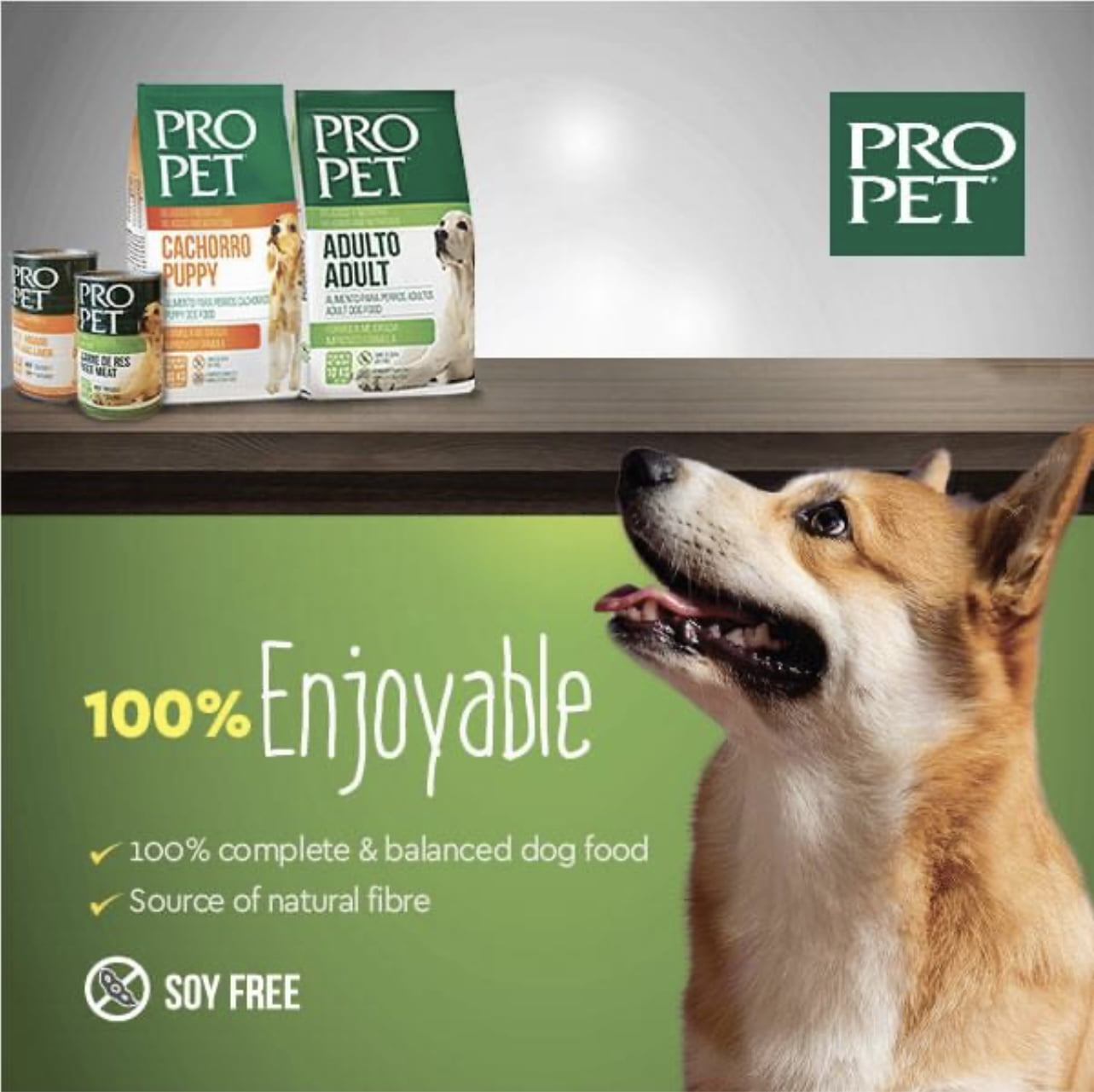 Pro Pet Dry Dog Food for All Types of Dogs Plastic Bag 11lbs Individual Pack