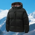 thumbnail image 2 of Winter Warm Thickened Down Jacket Windproof Cold Weather Coat With Hood Outdoor Thermal Insulated For Daily Use, 2 of 3