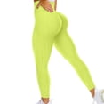 thumbnail image 2 of Women Scrunch Butt Lifting Workout Leggings Textured High Waist Anti Cellulite Yoga Pants, 2 of 6
