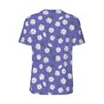 thumbnail image 3 of Rocae Daisies Flowers for Breathable Men's Baseball T-Shirt Fashionable Casual Baseball Jersey, Moisture-wicking Sportswear XX-Large, 3 of 9