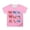 Pink, variant on Graphic Tees for Girls: Short Sleeve Crewneck Tops 5-14 Years Summer Comfortable Blouse for Everyday & Party Wear