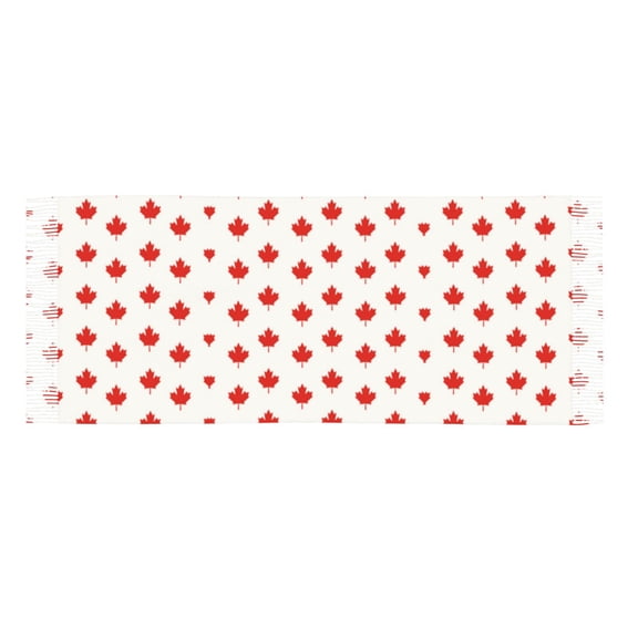 Women Canada Maple Leaf Scarf Large Shawls For Travel Office
