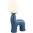 thumbnail image 2 of Livabliss Opal Cottage Accent Table Lamp, 17-inch, Blue with White Shade, 2 of 5