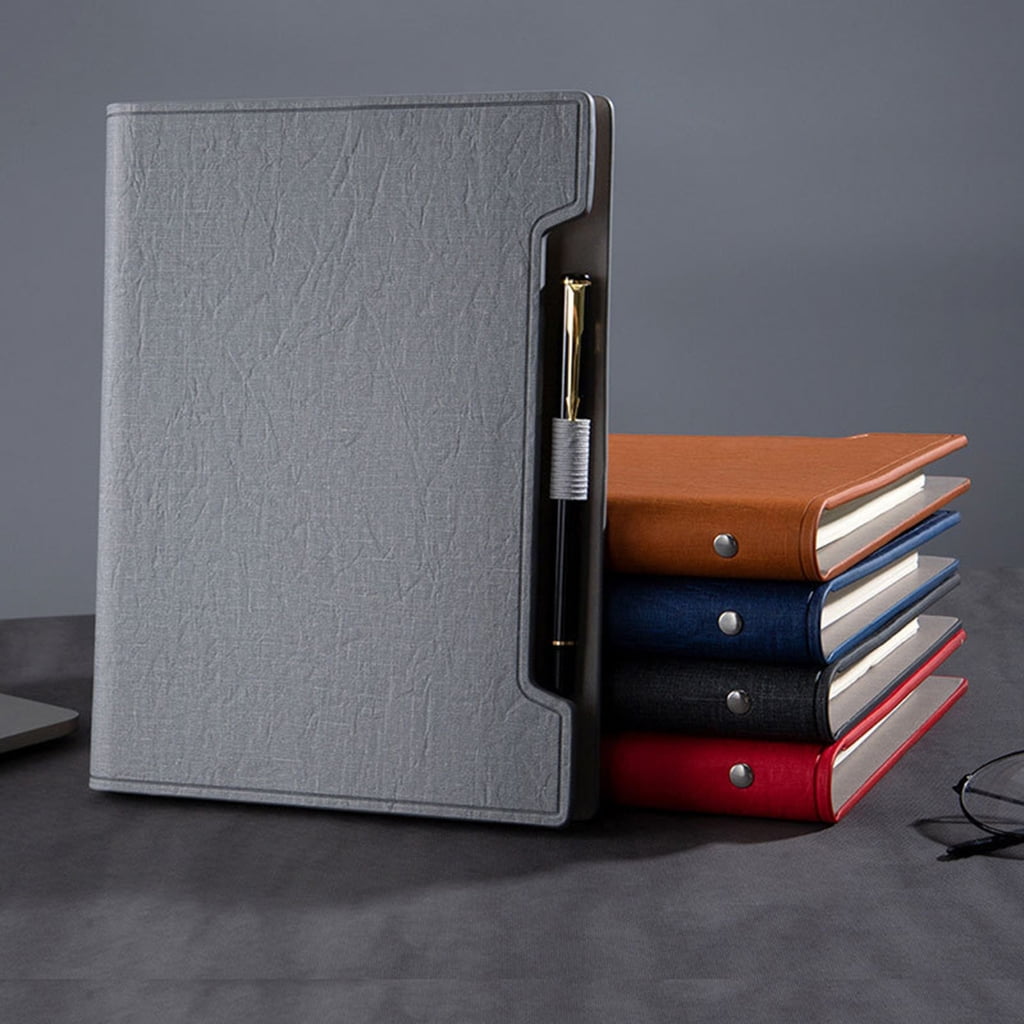 Refillable Leather Notebook With 6 Rings Binder Covers for Men Women Journaling