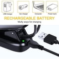 thumbnail image 3 of Luz de libro recargable de 14 LED, luz de lectura con clip para cama, 3 of 4