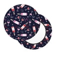 thumbnail image 2 of Disketp Love Wine Funda Redonda para Taburete, Funda de Cojín para Silla de Bar Suave y Elástica-13 inch, 2 of 7